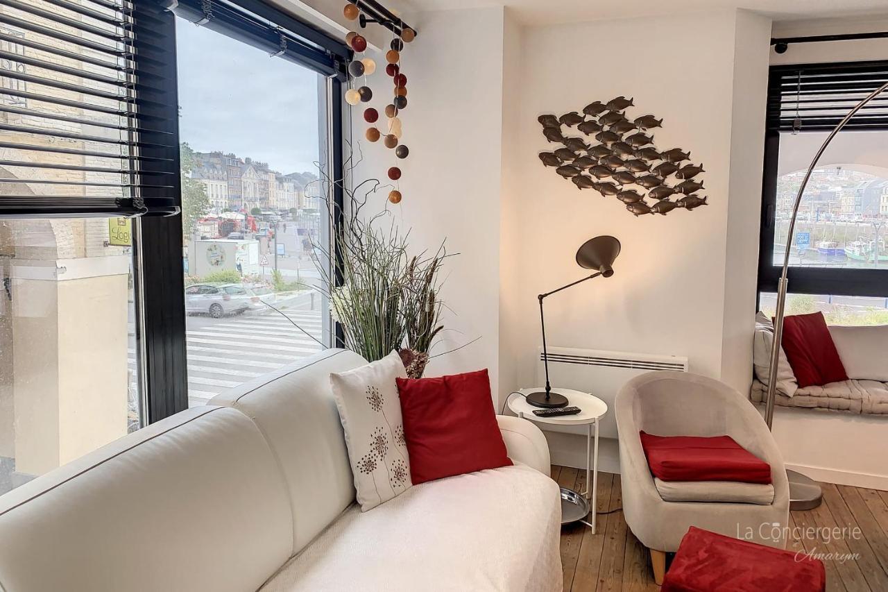 Appartement Les Arcades Vue Port 1er étage à Dieppe Extérieur photo